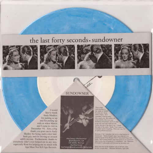 SUNDOWNER - The Last Forty Seconds / Sundowner cover 