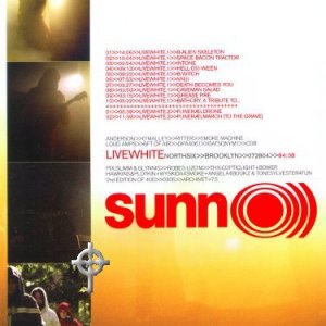 SUNN O))) - Live White cover 