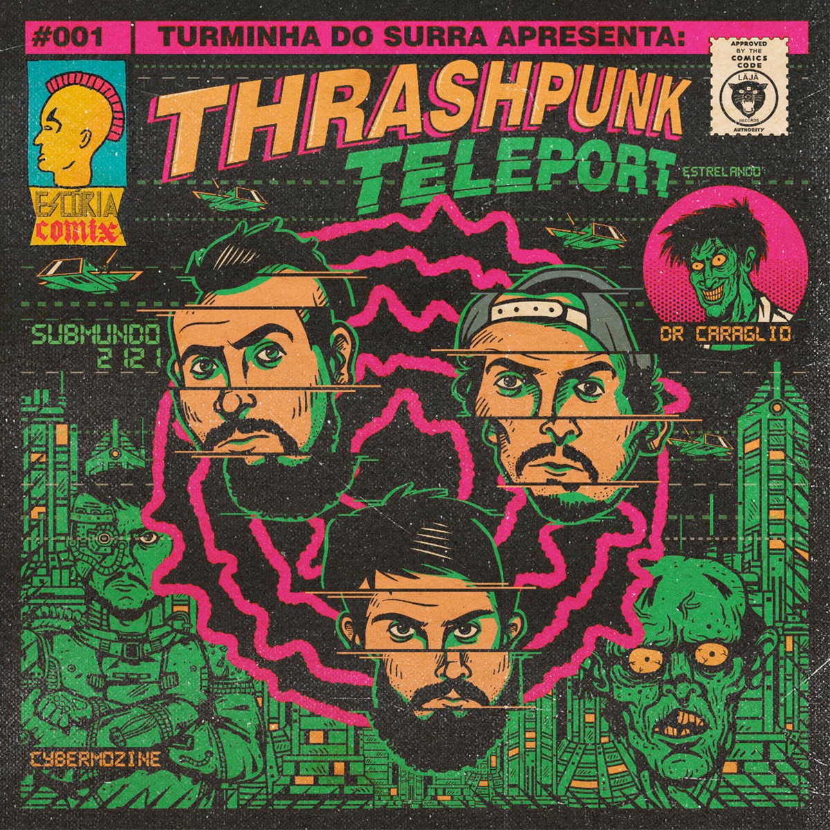 SURRA - Thrashpunk Teleport: Submundo 2121 cover 