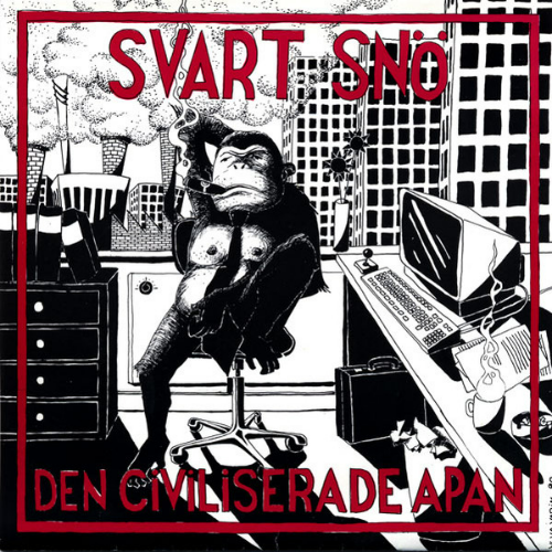 SVART SNÖ - Den Civiliserade Apan cover 