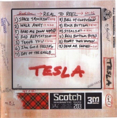 TESLA - Real To Reel cover 