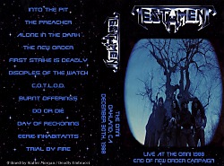 TESTAMENT - Live At The Omni 1988 cover 