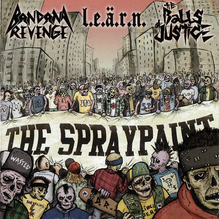 THE BALLS OF JUSTICE ‎ - The Spraypaint ‎ cover 