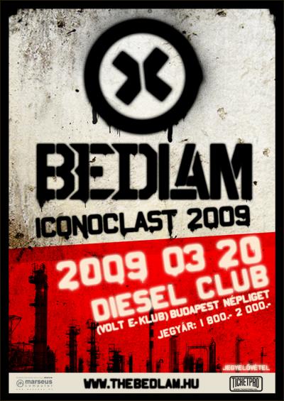 THE BEDLAM - Iconoclast cover 
