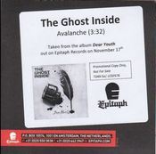 THE GHOST INSIDE - Avalanche cover 