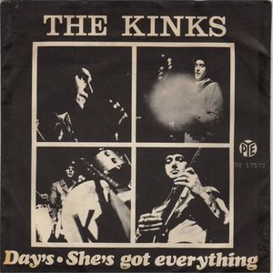 THE KINKS - Days cover 