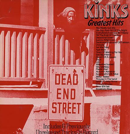 THE KINKS - Dead End Street: Kinks Greatest Hits cover 