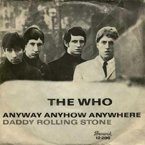 THE WHO - Anyway, Anyhow, Anywhere cover 