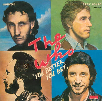 THE WHO - You Better You Bet cover 