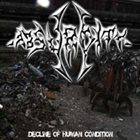 ABSURDITY Decline Of The Human Condition album cover
