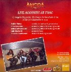 ANGRA Live Acoustic at FNAC album cover