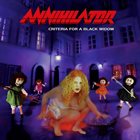 ANNIHILATOR — Criteria for a Black Widow album cover