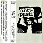 ANTI-PASTI Live At The Lyceum, 24th May 1981 album cover
