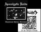 APOKALYPTIC RAIDS Maximum Metal Mayhem / On the Wings of Death album cover