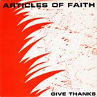 ARTICLES OF FAITH Give Thanks album cover