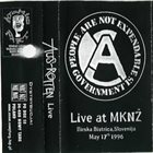 AUS-ROTTEN Live At MNKZ, Slovenija May 17th 1996 album cover