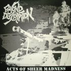 BEYOND DESCRIPTION Acts Of Sheer Madness album cover