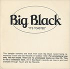 BIG BLACK It's Toasted album cover
