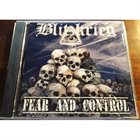 BLITZKRIEG (1) Fear And Control album cover