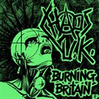 CHAOS U.K. Burning Britain EP album cover