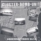 CLUSTER BOMB UNIT Greetings From U​.​S​.​A. album cover