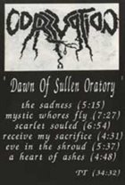 CORRUPTION Dawn of Sullen Oratory album cover