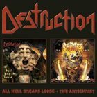 DESTRUCTION All Hell Breaks Loose + The Antichrist album cover