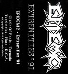 EPIDEMIC Extremities '91 album cover