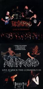 FLESHGRIND Live in Germany / Live at Fuck the Commerce III album cover