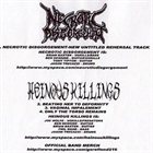 HEINOUS KILLINGS Necrotic Disgorgement / Heinous Killings album cover