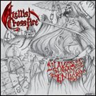 HELLISH CROSSFIRE Slaves of the Burning Pentagram album cover