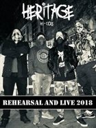 HERITAGE Rehearsal And Live album cover
