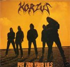KORZUS Pay For Your Lies album cover