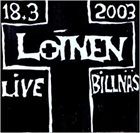 LOINEN Live 18.3.2003 At Billnäs album cover