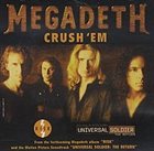 MEGADETH — Crush 'Em album cover