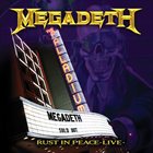 MEGADETH Rust In Peace Live album cover