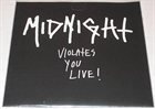 MIDNIGHT Violates You Live! album cover