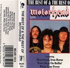 MOTÖRHEAD The Best & The Rest Of Motorhead (live) album cover