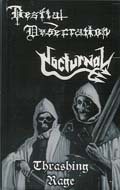 NOCTURNAL Thrashing Rage album cover