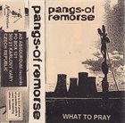 PANGS OF REMORSE What To Pray album cover