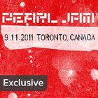 PEARL JAM 9.11.2011 Toronto, Canada album cover