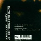 POUPPÉE FABRIKK Elite Electronics EP album cover