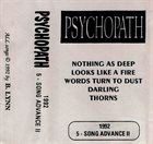 PSYCHOPATH 5-Song Advance II album cover