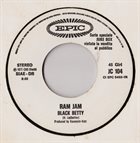RAM JAM Black Betty / Back To America album cover