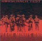 RORSCHACH TEST Peace Minus One album cover