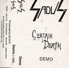 SADUS Certain Death album cover