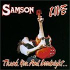 SAMSON Thank You And Goodnight album cover