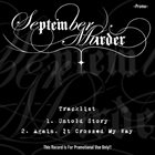 SEPTEMBER MURDER Promo album cover
