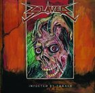 SLAVER Infected by Thrash album cover