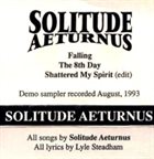 SOLITUDE AETURNUS Promo album cover